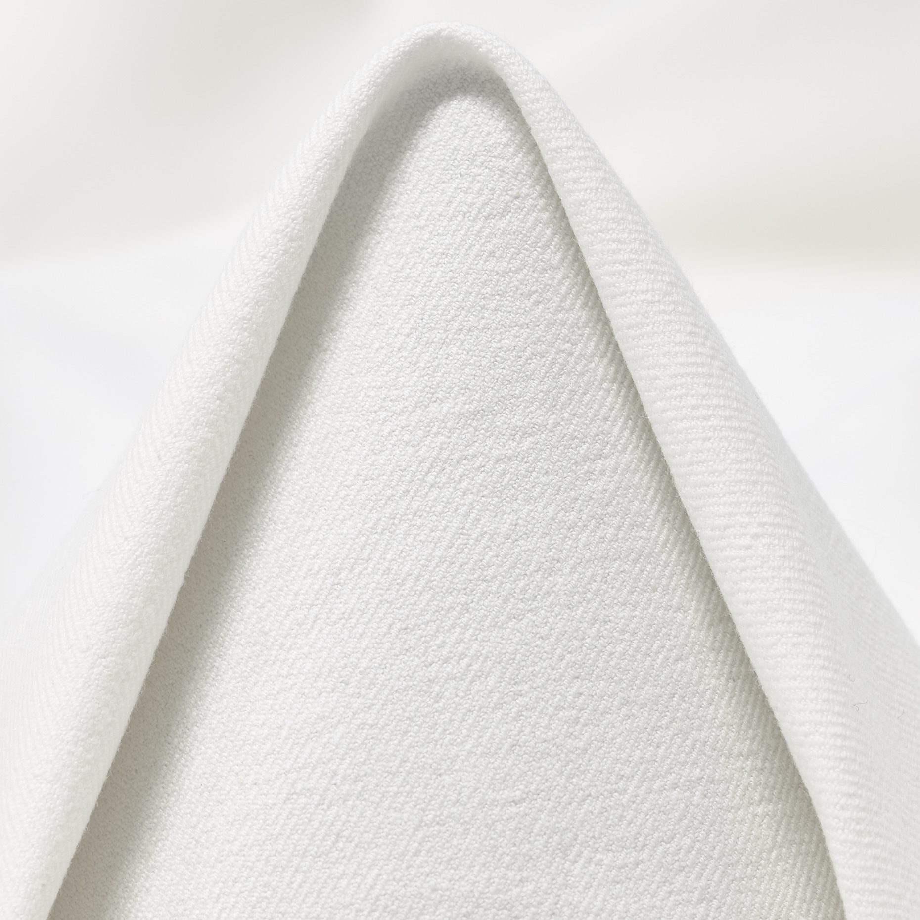 Twill Baumwolle Elastik Brilliant White