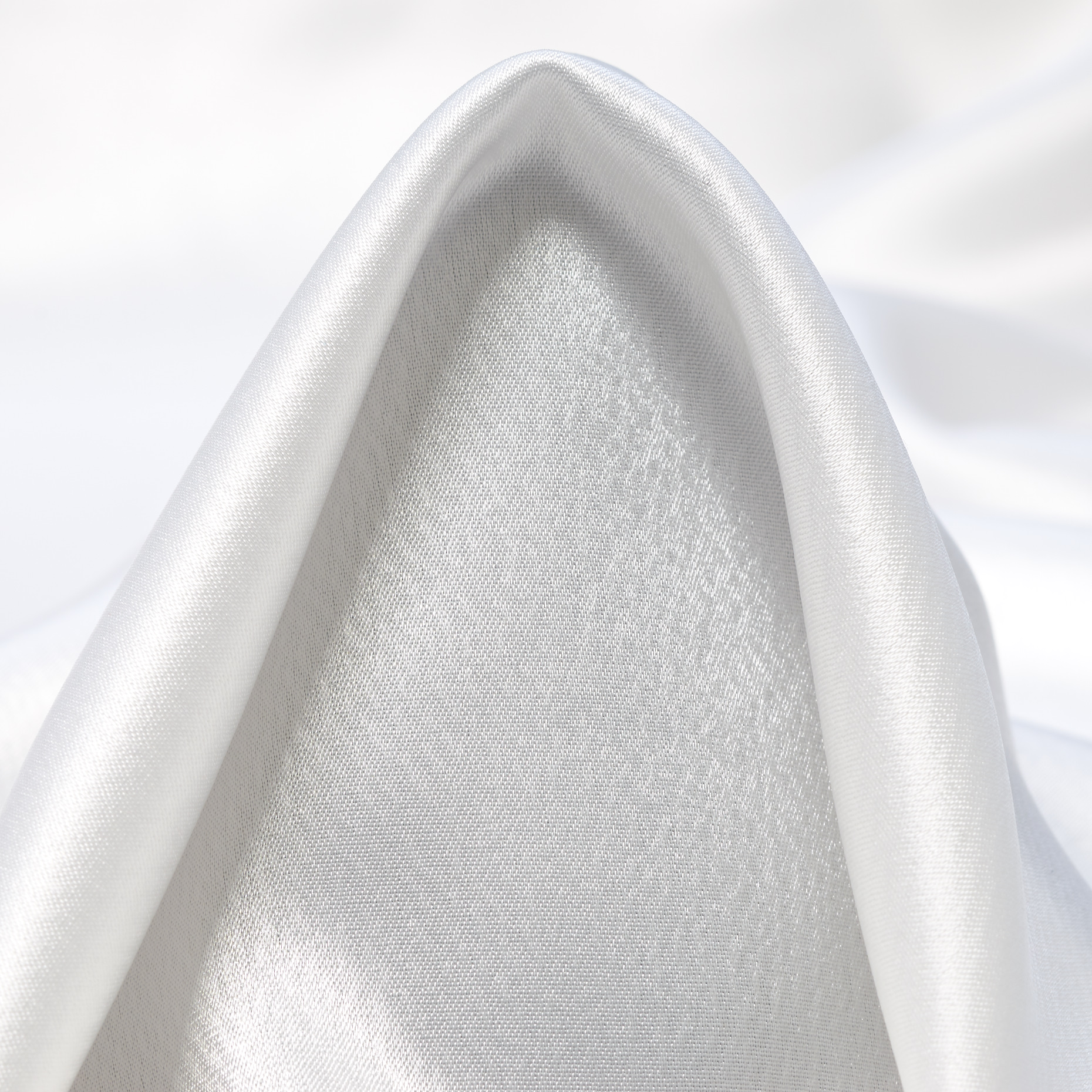 Satin Triacetat  Brilliant White