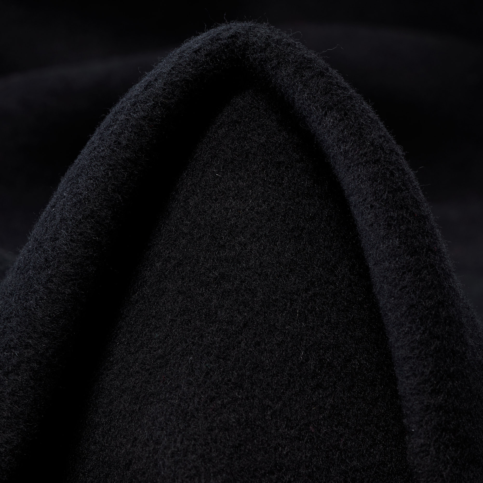 Double Lana Cashmere  Black Sand