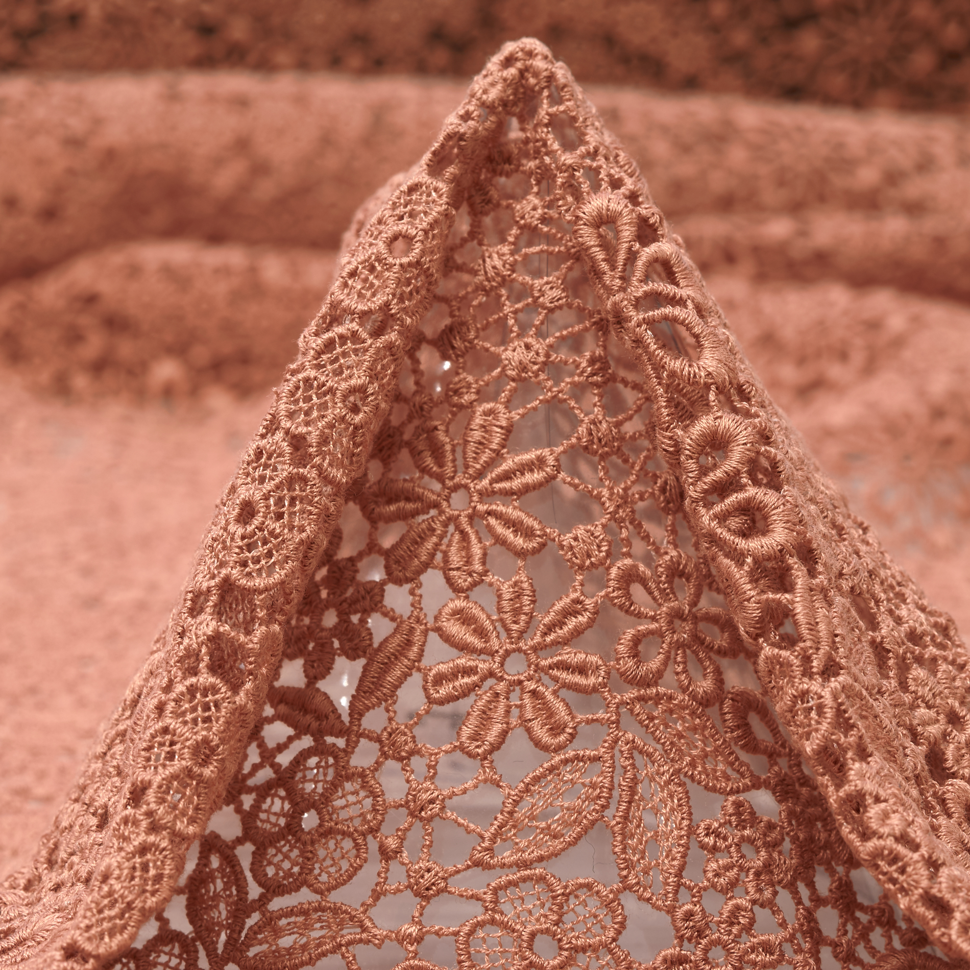 Lace Cotton  Vintage Rose