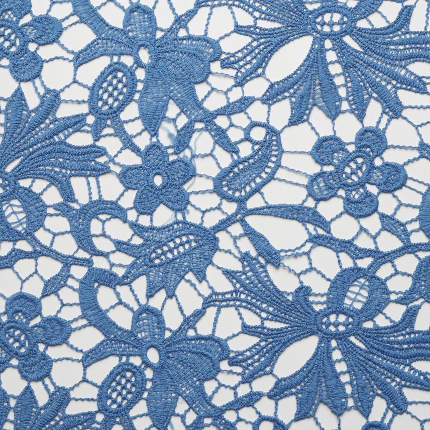 Dusty blue on sale lace fabric